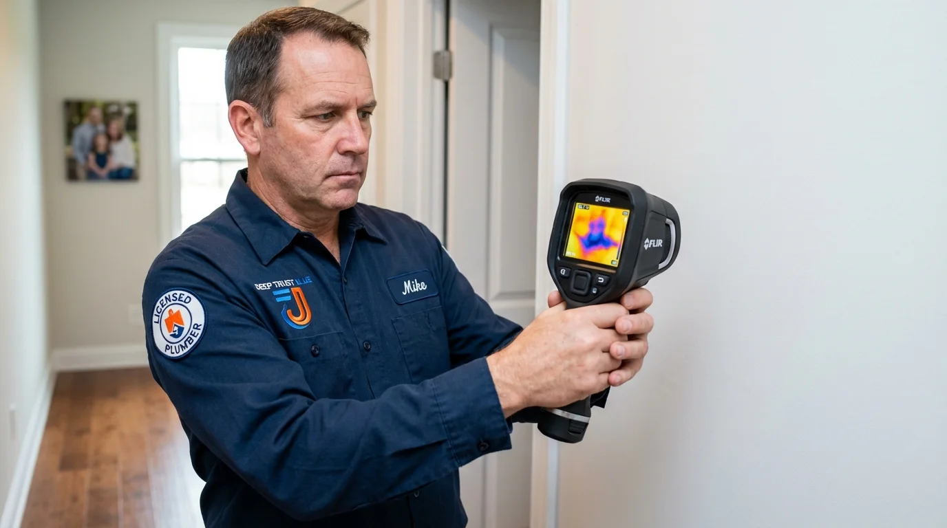 Thermal imaging leak detection by Johns Plumbing LLC in Harlem